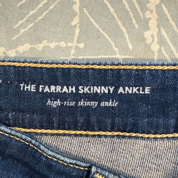 Adriano Goldschmeid AG-ED The Farrah High-Rise Skinny Ankle Jean 28R - Picture 8 of 13